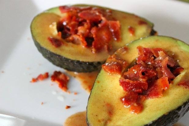 Bacon Stuffed Avocado Recipe