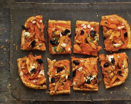 Moroccan Carrot and Roasted Chicken Tart