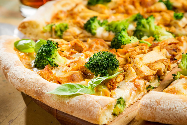 Stir-Fry Vegetable Pizza (with Chicken)