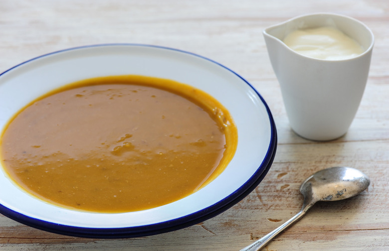 Chilled Butternut-Coconut Soup