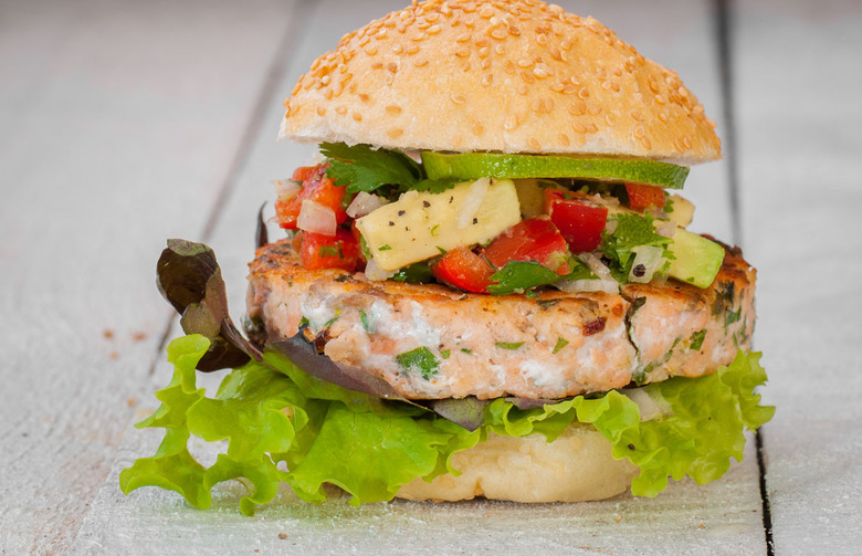 Healthy Shrimp Burger