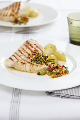 Swordfish with Citrus Notes