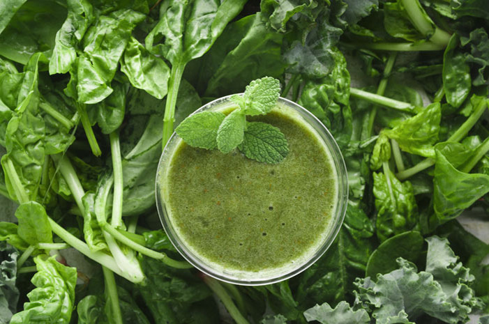 Spicy Garden Kale Smoothie Recipe