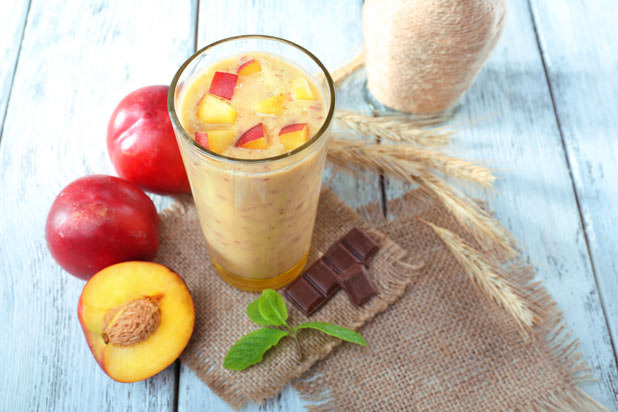 Peach-Ginger Banana Smoothie