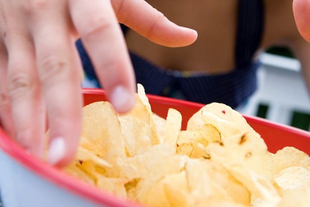  Dirty Hands in Snack and Candy Bowls