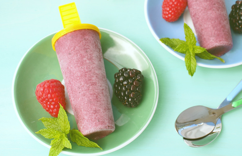 Blackberry Ice Pops