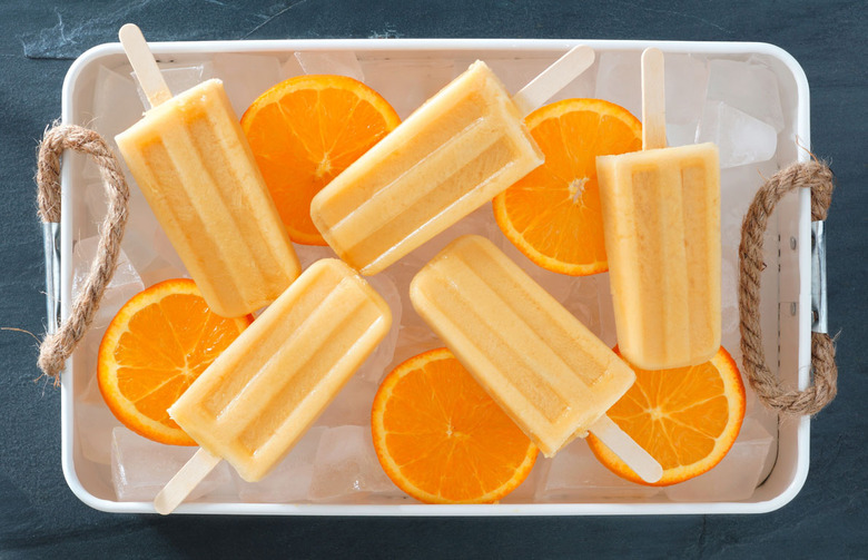 Orange Cream Ice Pops