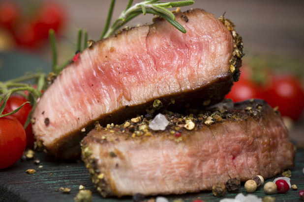 Braised Bison Sirloin Steaks Recipe