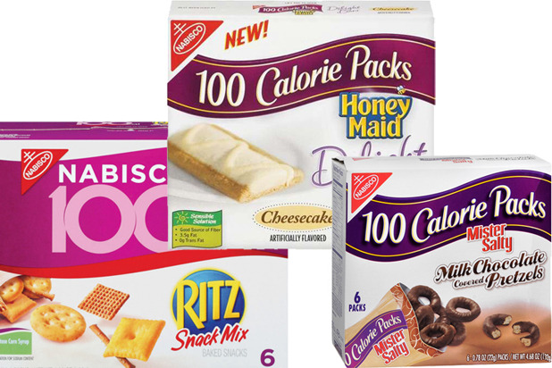 For snack attacks, choose 100-calorie packs