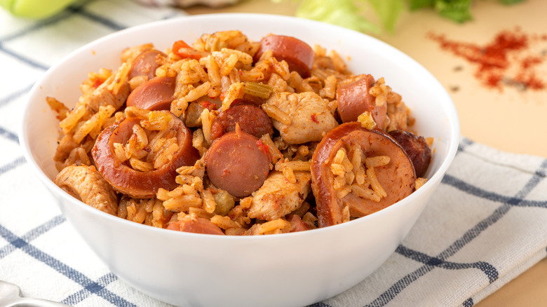 bowl of jambalaya