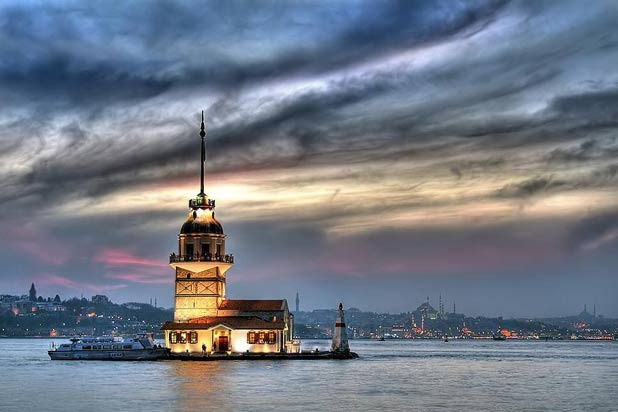 8. Maiden's Tower, Istanbul, Turkey