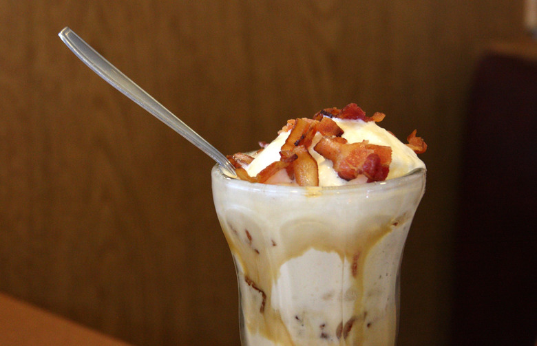 Bacon on Peanut Butter Ice-cream