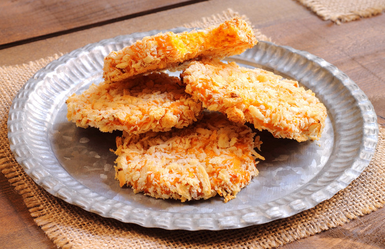 Sweet Potato Latkes with Lime Crème Fraîche