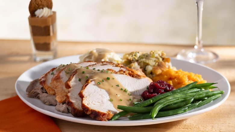 Seasons 52 Thanksgiving plate 