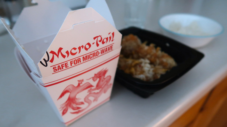 Microwaveable Chinese take out box