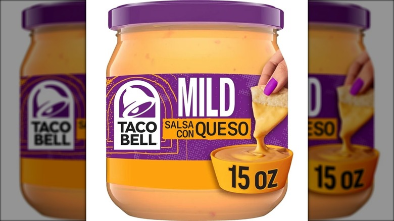 Taco Bell queso dip jar