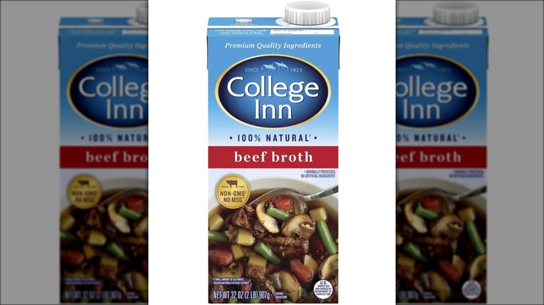 College Inn Beef Broth carton