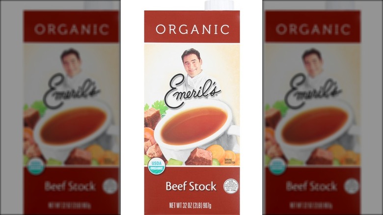 Emeril's Organic Beef Stock carton