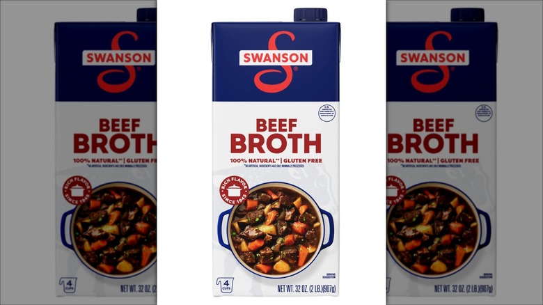 Swanson Beef Broth carton