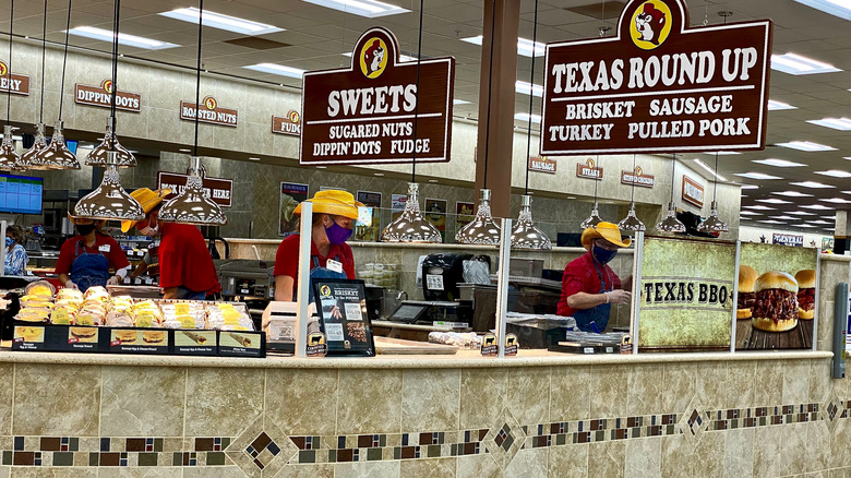 Buc-ee's fudge counter