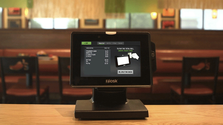 Chili's tablet