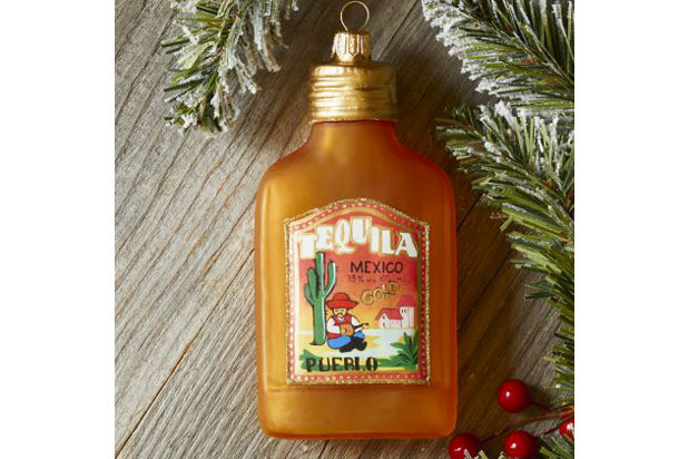 9. Tequila Bottle Ornament