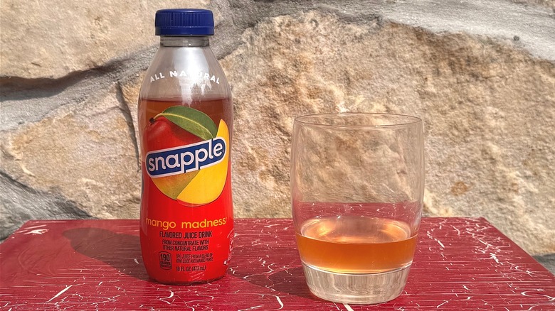 Mango Madness Snapple taste test