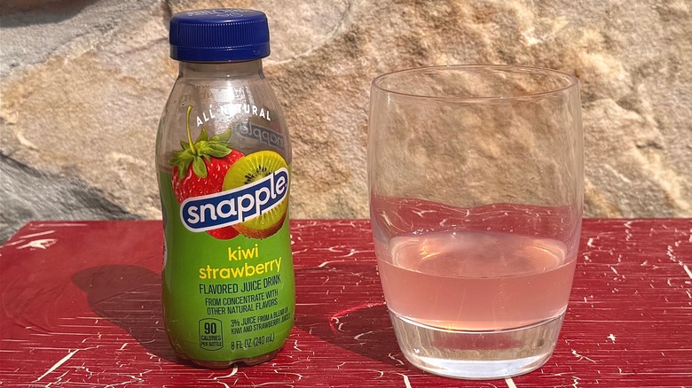 Snapple Kiwi Strawberry containers