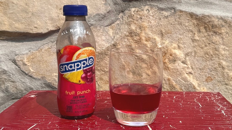 Snapple Fruit Punch taste test