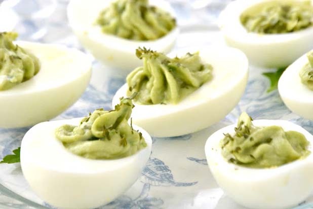 Avocado Deviled Eggs 