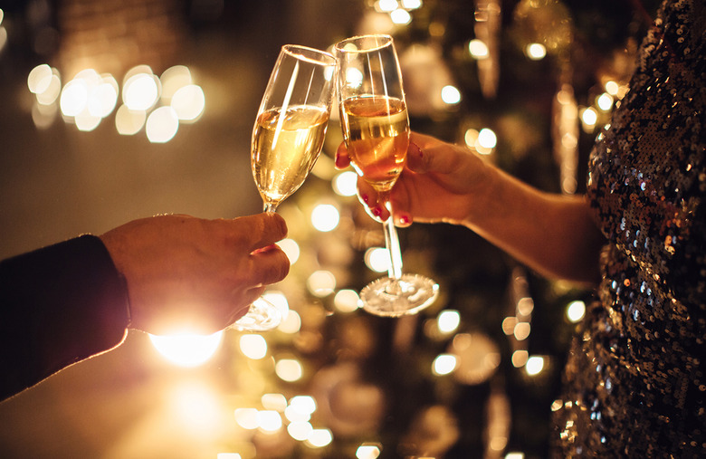 Champagne toasts with your favorite people