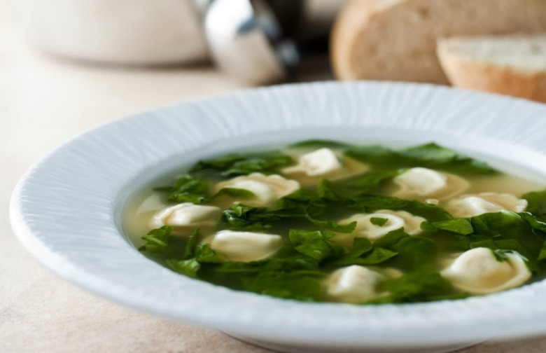 Spinach Tortellini Soup