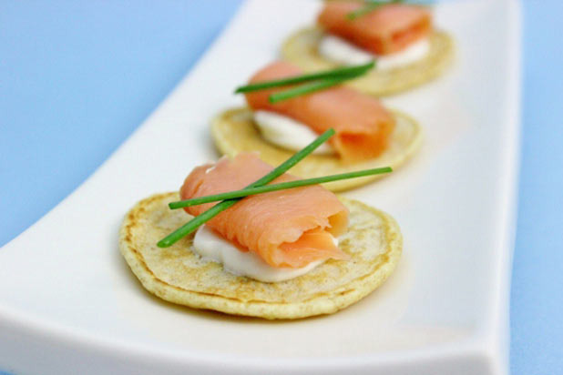 Blini with Smoked Salmon