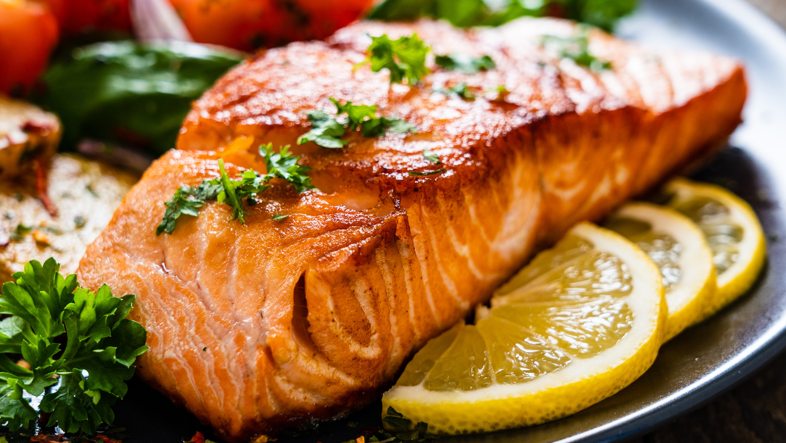 New, freshly seasoned Lodge grill pan , broken in with some salmon