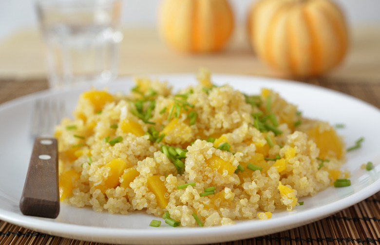 Maple-Roasted Acorn Squash with Quinoa