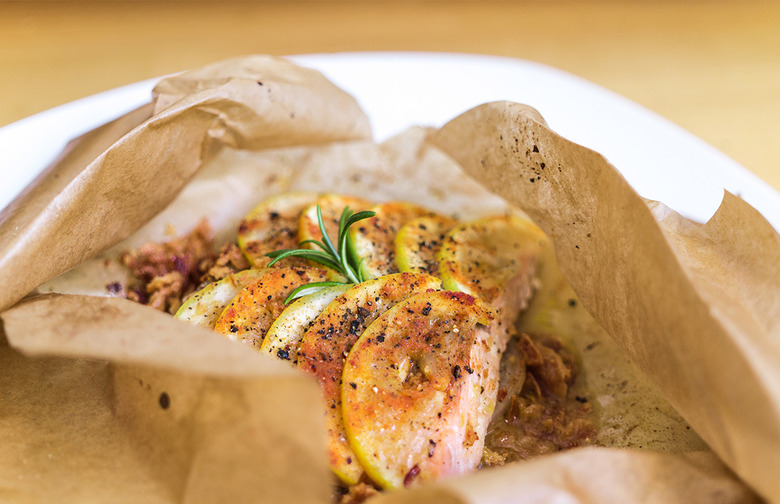 Mediterranean Salmon en Papillote