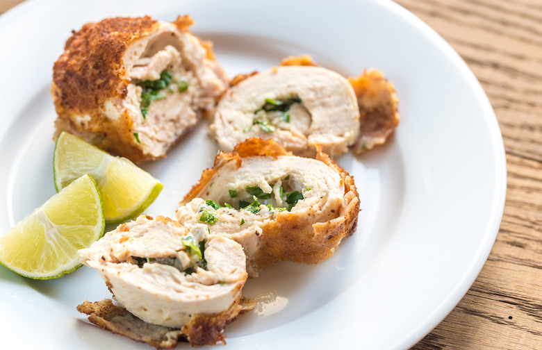 Ricotta Pesto Stuffed Chicken Breasts