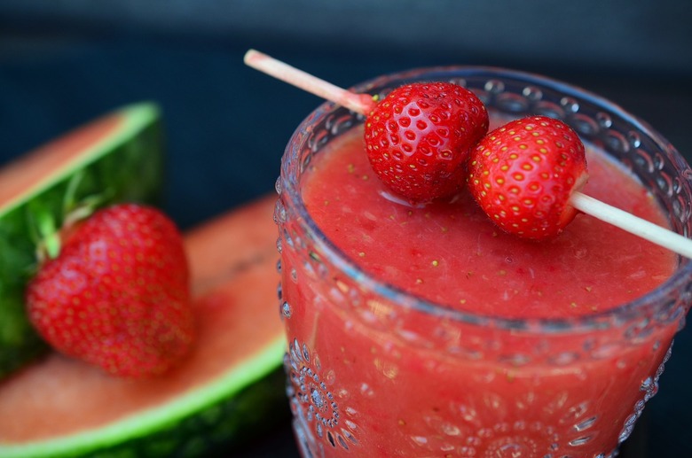 Watermelon Fennel Watercress Smoothie