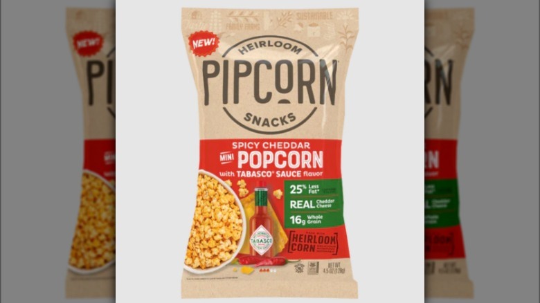 Pipcorn Spicy Cheddar Popcorn