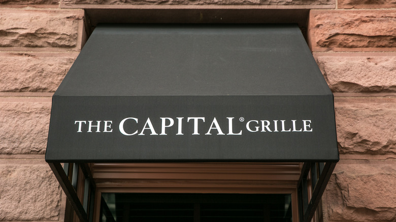 The Capital Grille door sign