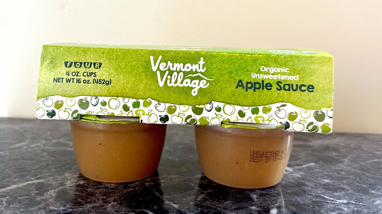 Vermont Village applesauce four-pack