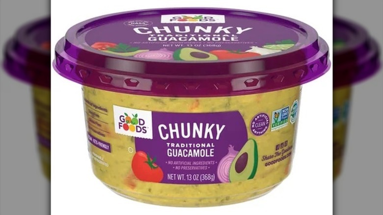 Package of Good Foods Chunky Guacamole