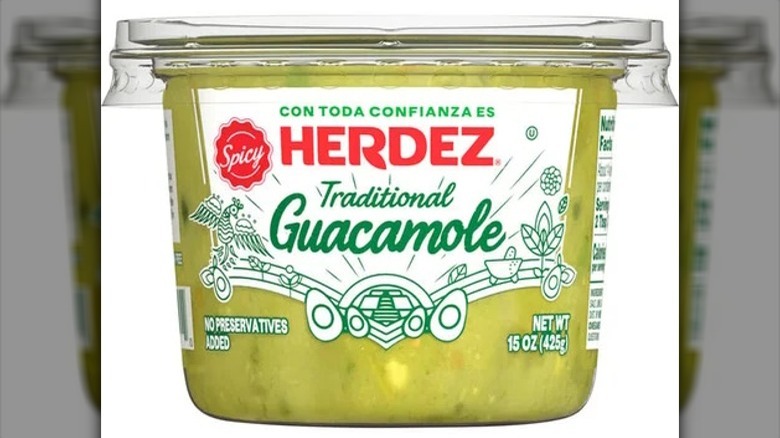 Package of Herdez Traditional Guacamole