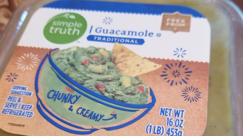 Package of Simple Truth Traditional Guacamole