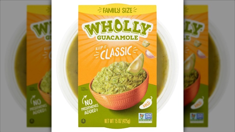 Package of Wholly Classic Guacamole