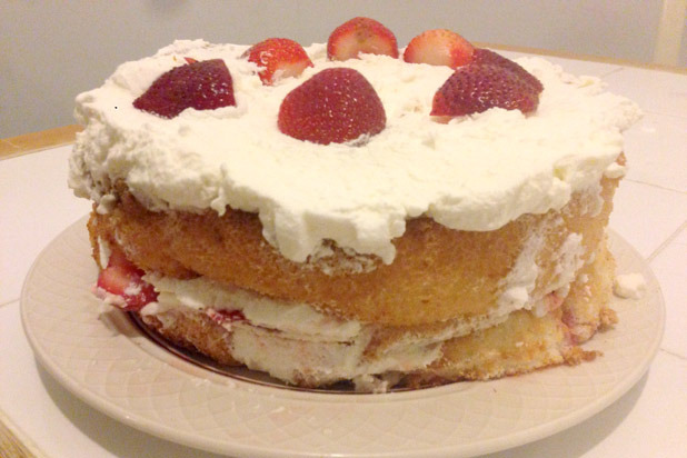 Strawberry Angel Food Cake Recipe