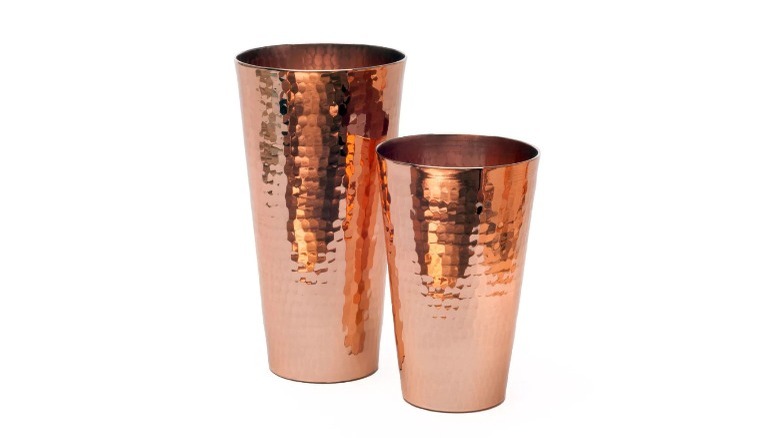 Copper cocktail shaker