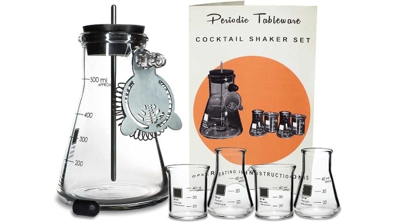 Periodic Table cocktail shaker set