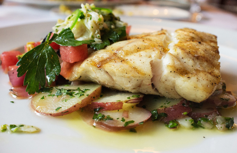 Halibut with Watermelon Salsa