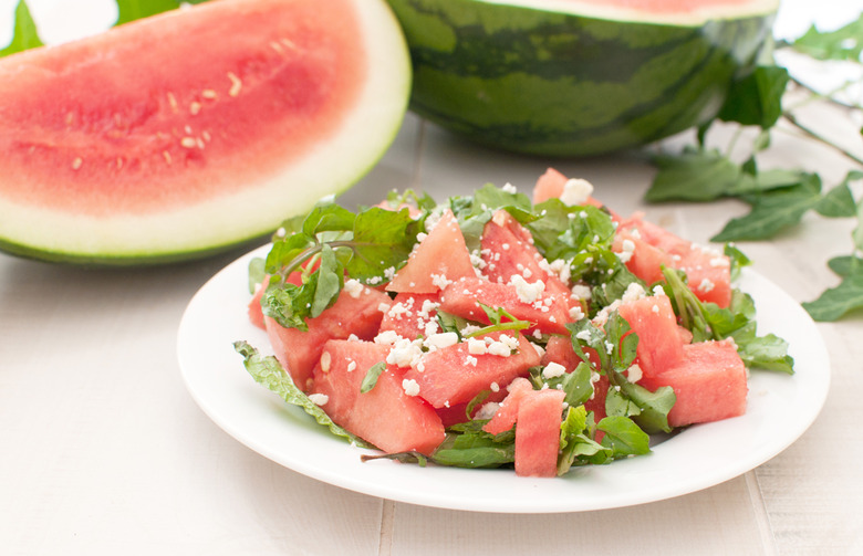 Watermelon Salad with Cilantro Lime Vinaigrette